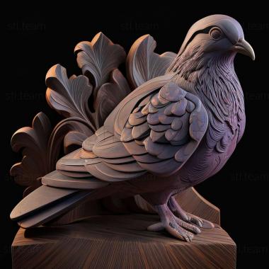 3D model Pigeon (STL)